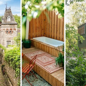 5x bijzonder overnachten deze herfst: van boshuisje tot privé-eiland